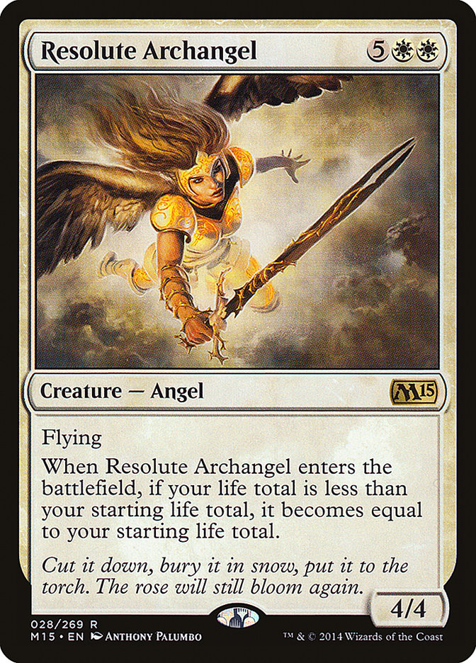 Resolute Archangel [Magic 2015] | Anubis Games and Hobby