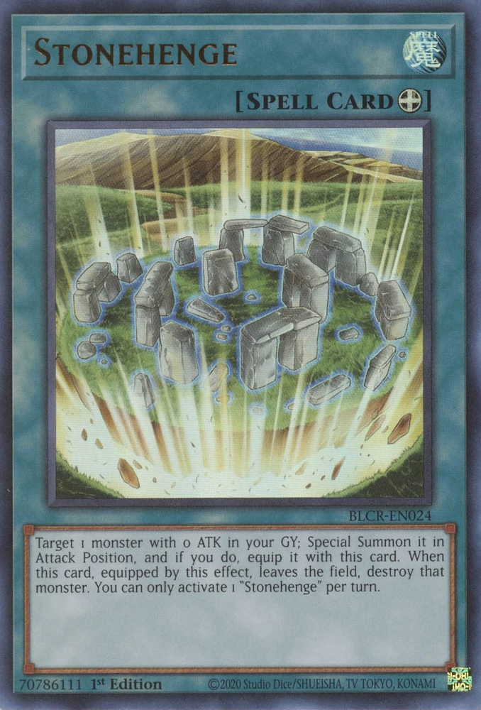 Stonehenge [BLCR-EN024] Ultra Rare | Anubis Games and Hobby