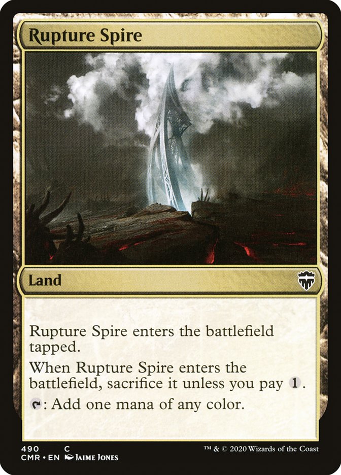Rupture Spire (490) [Commander Legends] | Anubis Games and Hobby