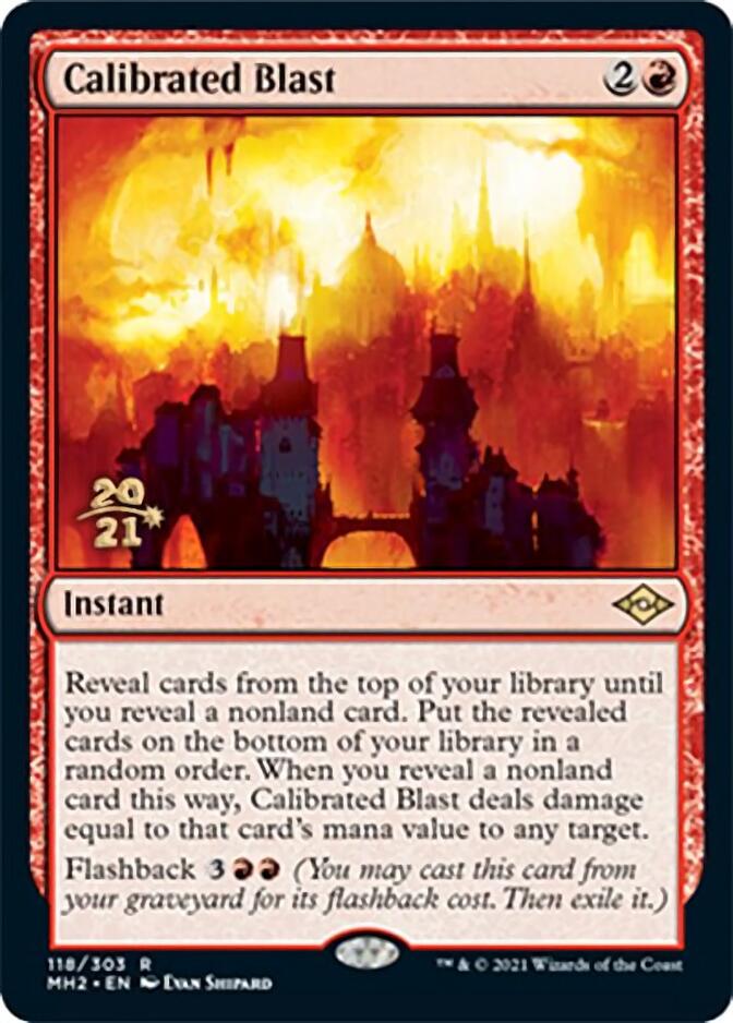 Calibrated Blast [Modern Horizons 2 Prerelease Promos] | Anubis Games and Hobby