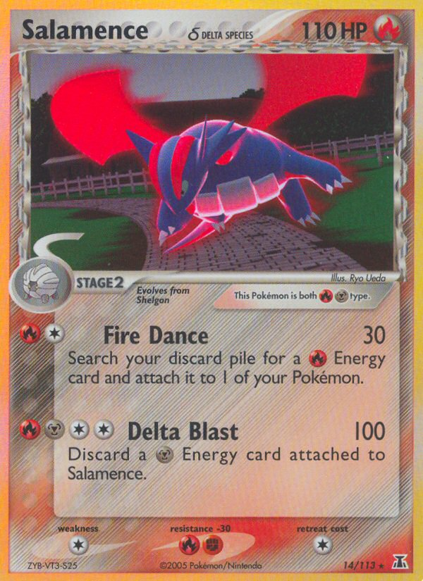 Salamence (14/113) (Delta Species) [EX: Delta Species] | Anubis Games and Hobby