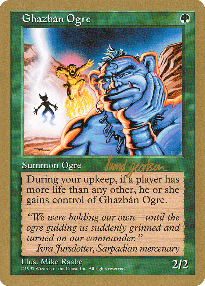 Ghazban Ogre (Svend Geertsen) [World Championship Decks 1997] | Anubis Games and Hobby