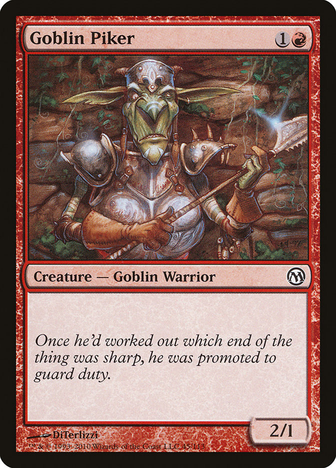 Goblin Piker [Duels of the Planeswalkers] | Anubis Games and Hobby