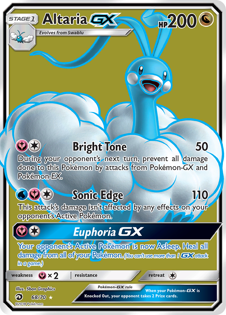 Altaria GX (68/70) [Sun & Moon: Dragon Majesty] | Anubis Games and Hobby