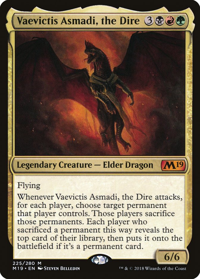 Vaevictis Asmadi, the Dire [Core Set 2019] | Anubis Games and Hobby