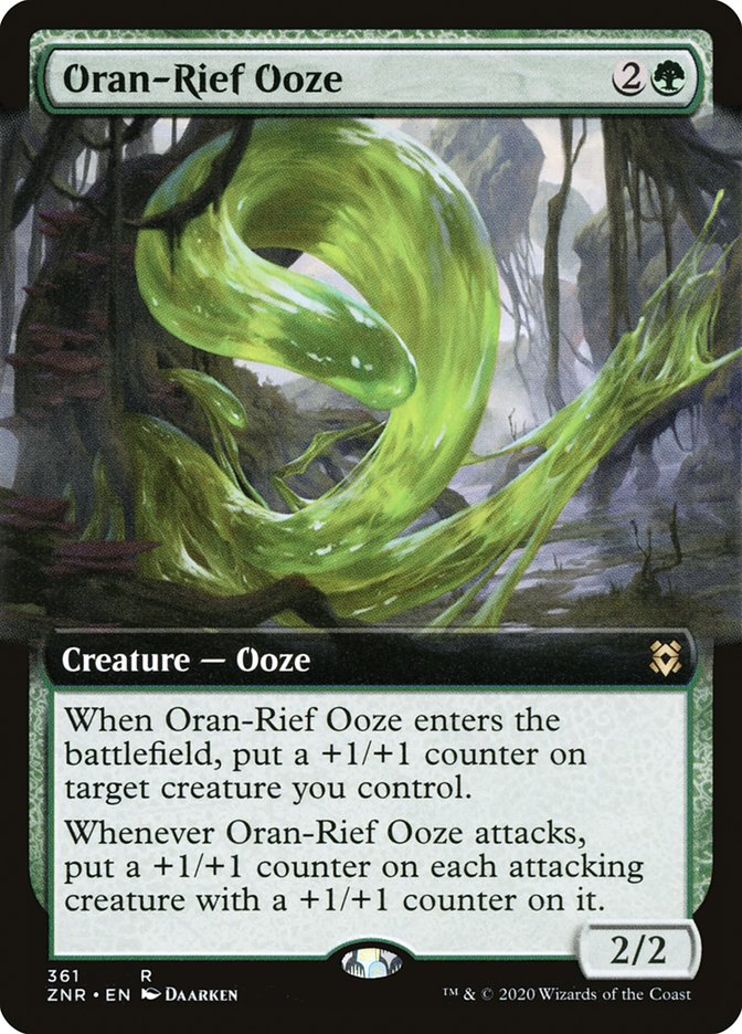 Oran-Rief Ooze (Extended Art) [Zendikar Rising] | Anubis Games and Hobby