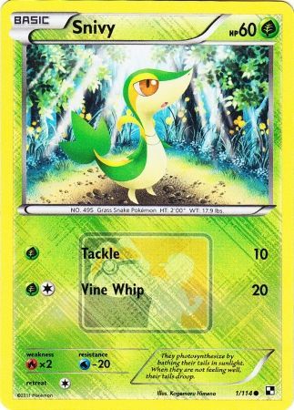 Snivy (1/114) (League Promo) [Black & White: Base Set] | Anubis Games and Hobby