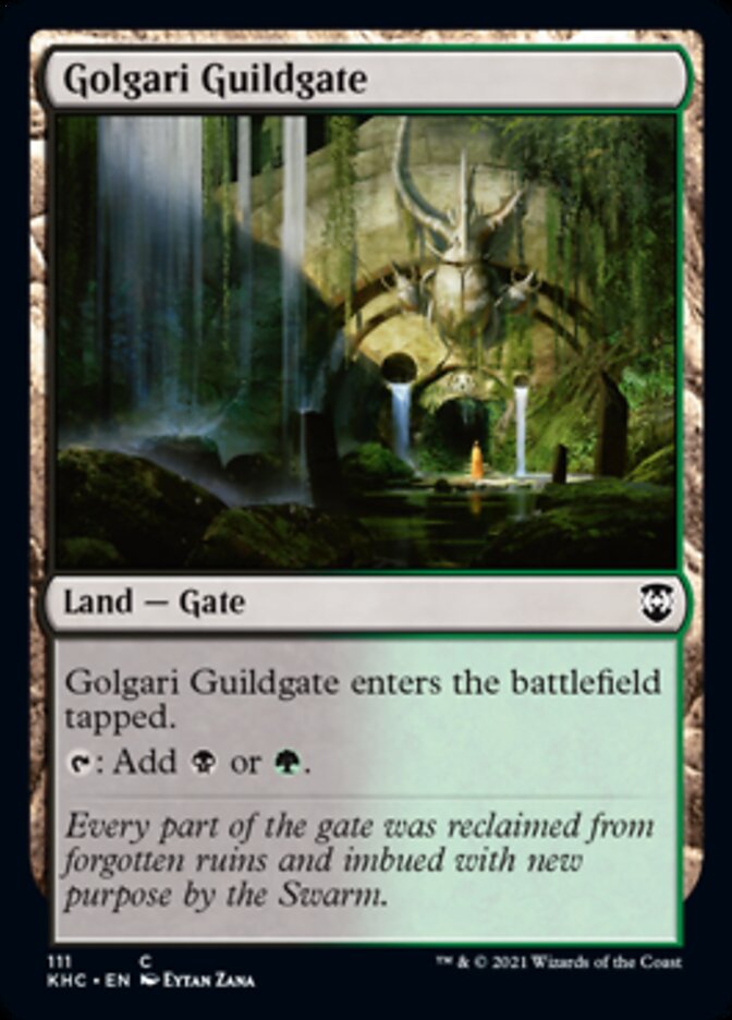 Golgari Guildgate [Kaldheim Commander] | Anubis Games and Hobby