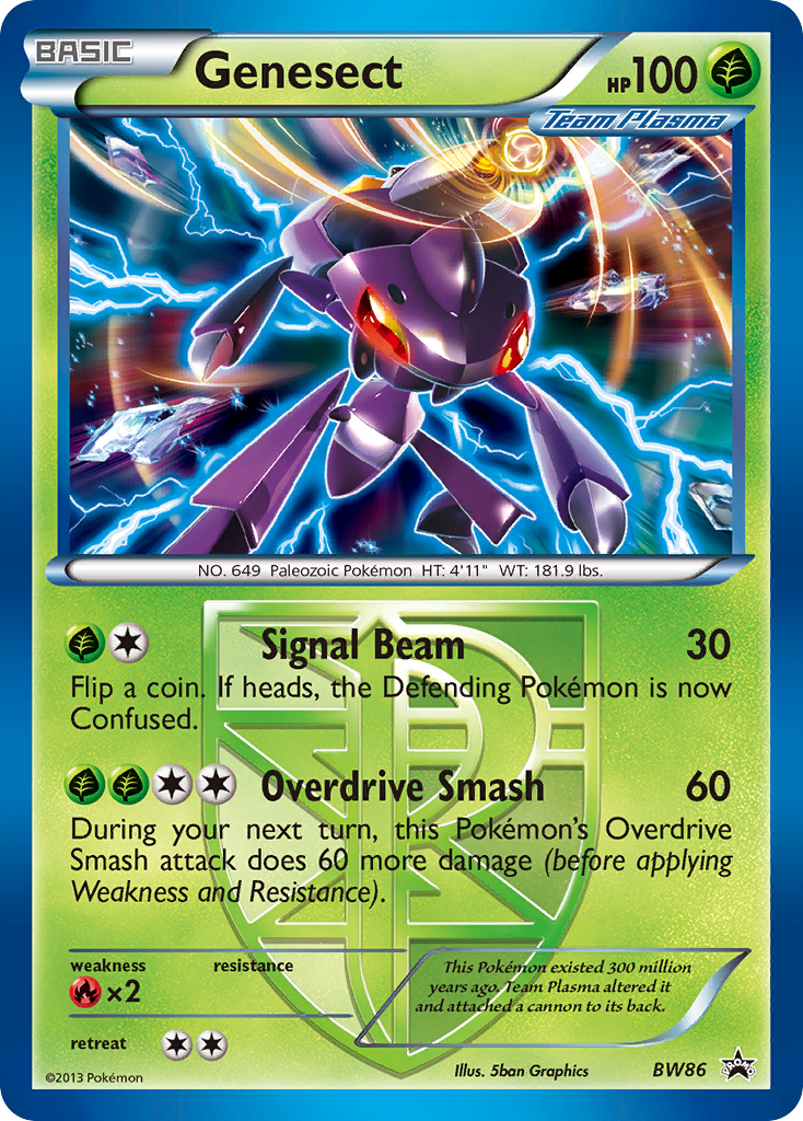 Genesect (BW86) (Team Plasma) [Black & White: Black Star Promos] | Anubis Games and Hobby