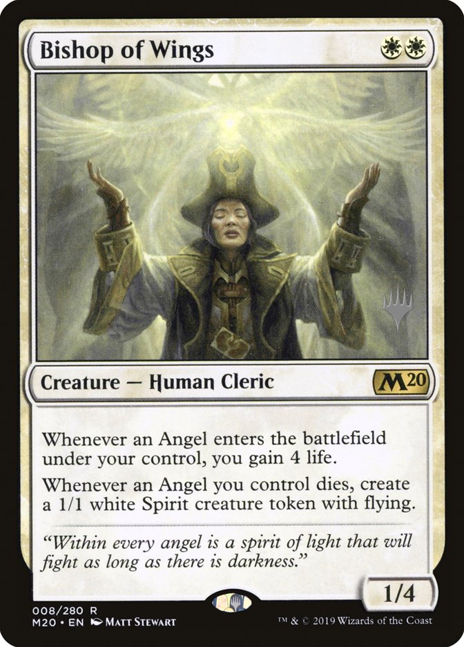 Bishop of Wings (Promo Pack) [Core Set 2020 Promos] | Anubis Games and Hobby