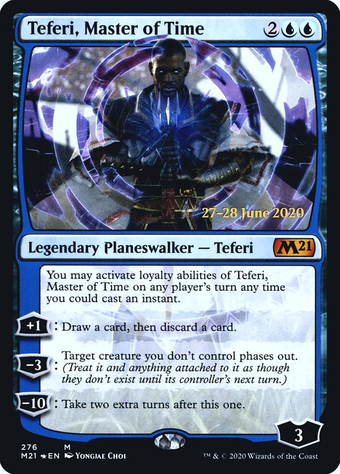 Teferi, Master of Time (276) [Core Set 2021 Prerelease Promos] | Anubis Games and Hobby