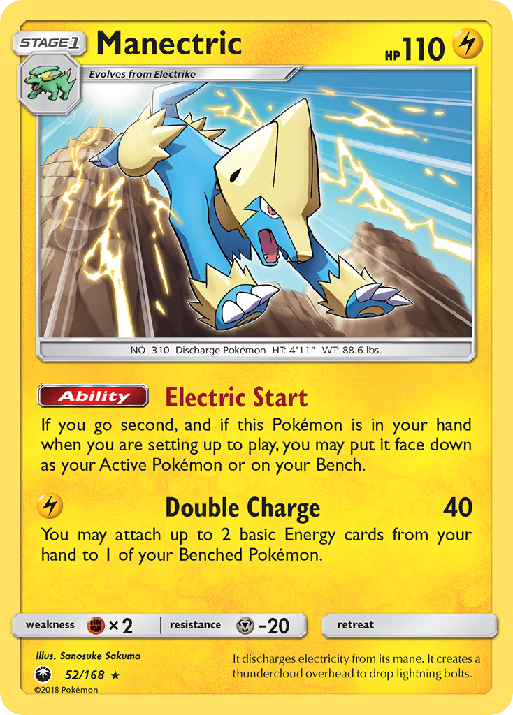 Manectric (52/168) [Sun & Moon: Celestial Storm] | Anubis Games and Hobby