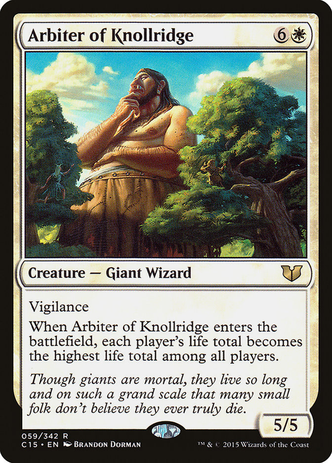 Arbiter of Knollridge [Commander 2015] | Anubis Games and Hobby