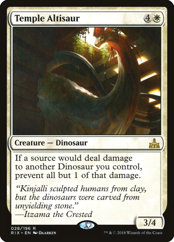 Temple Altisaur [Rivals of Ixalan] | Anubis Games and Hobby