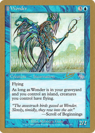 Wonder - 2002 Raphael Levy (JUD) [World Championship Decks 2002] | Anubis Games and Hobby