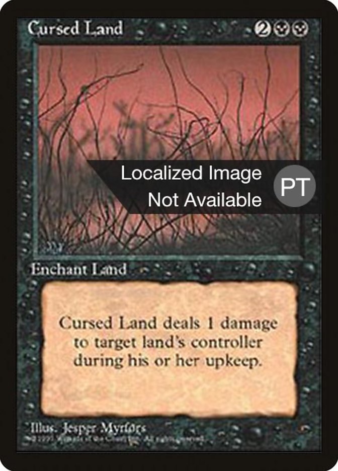 Cursed Land [Fourth Edition (Foreign Black Border)] | Anubis Games and Hobby