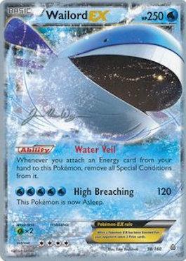 Wailord EX (38/160) (HonorStoise - Jacob Van Wagner) [World Championships 2015] | Anubis Games and Hobby