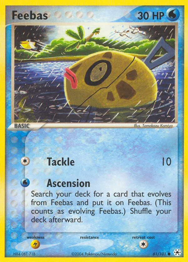 Feebas (61/101) [EX: Hidden Legends] | Anubis Games and Hobby