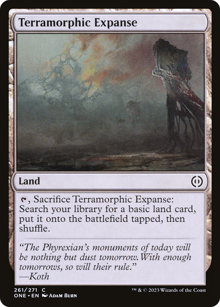 Terramorphic Expanse [Phyrexia: All Will Be One] | Anubis Games and Hobby