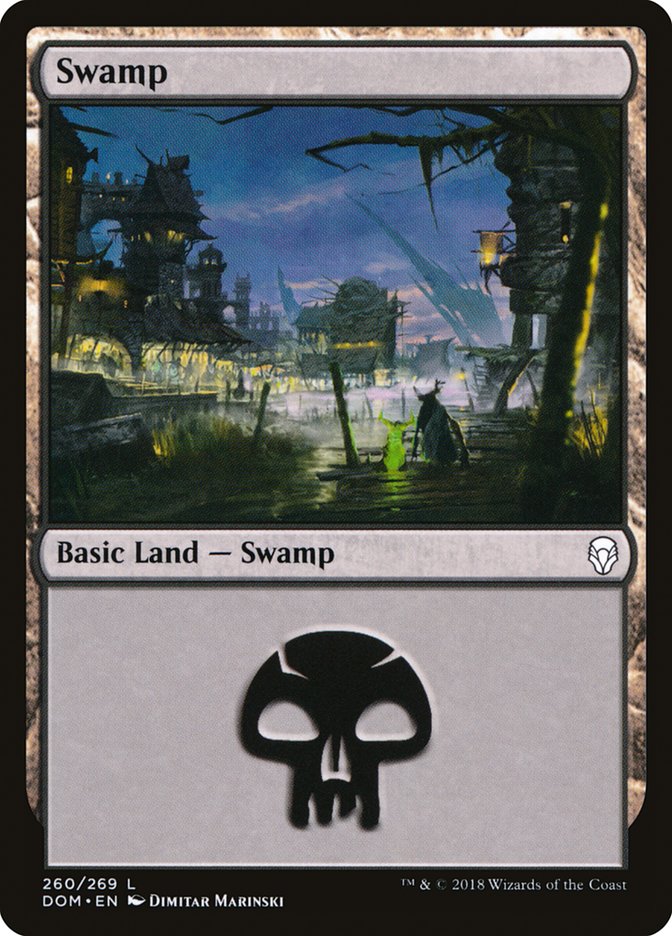 Swamp (260) [Dominaria] | Anubis Games and Hobby