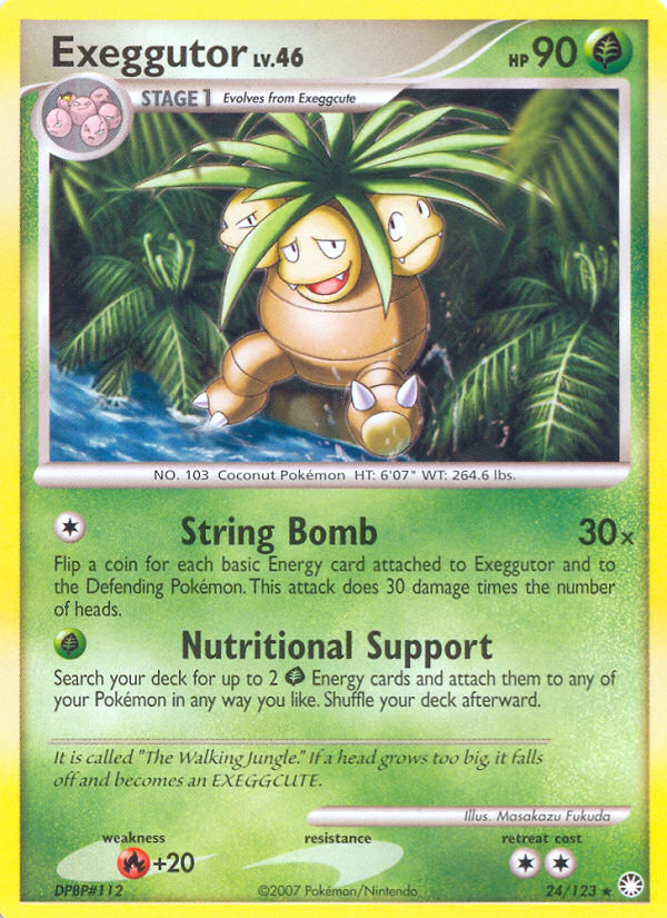 Exeggutor (24/123) [Diamond & Pearl: Mysterious Treasures] | Anubis Games and Hobby