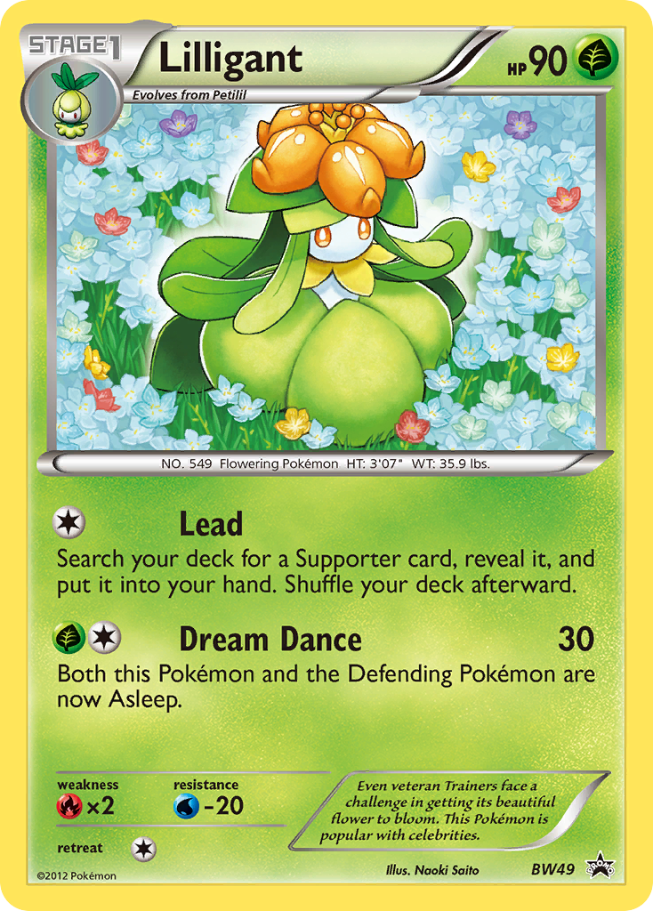 Lilligant (BW49) [Black & White: Black Star Promos] | Anubis Games and Hobby