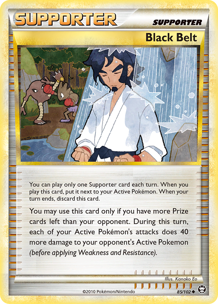 Black Belt (85/102) [HeartGold & SoulSilver: Triumphant] | Anubis Games and Hobby