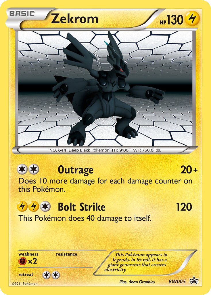 Zekrom (BW005) [Black & White: Black Star Promos] | Anubis Games and Hobby