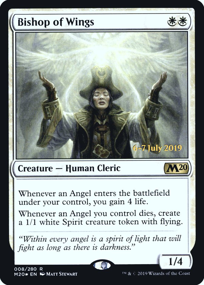 Bishop of Wings [Core Set 2020 Prerelease Promos] | Anubis Games and Hobby