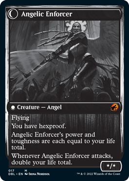 Enduring Angel // Angelic Enforcer [Innistrad: Double Feature] | Anubis Games and Hobby