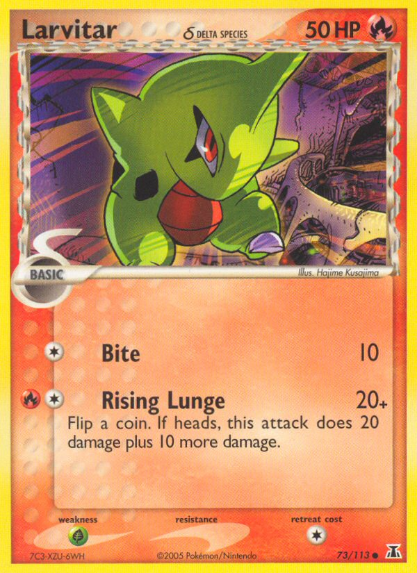 Larvitar (73/113) (Delta Species) [EX: Delta Species] | Anubis Games and Hobby