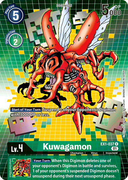 Kuwagamon [EX1-037] (Alternate Art) [Classic Collection] | Anubis Games and Hobby