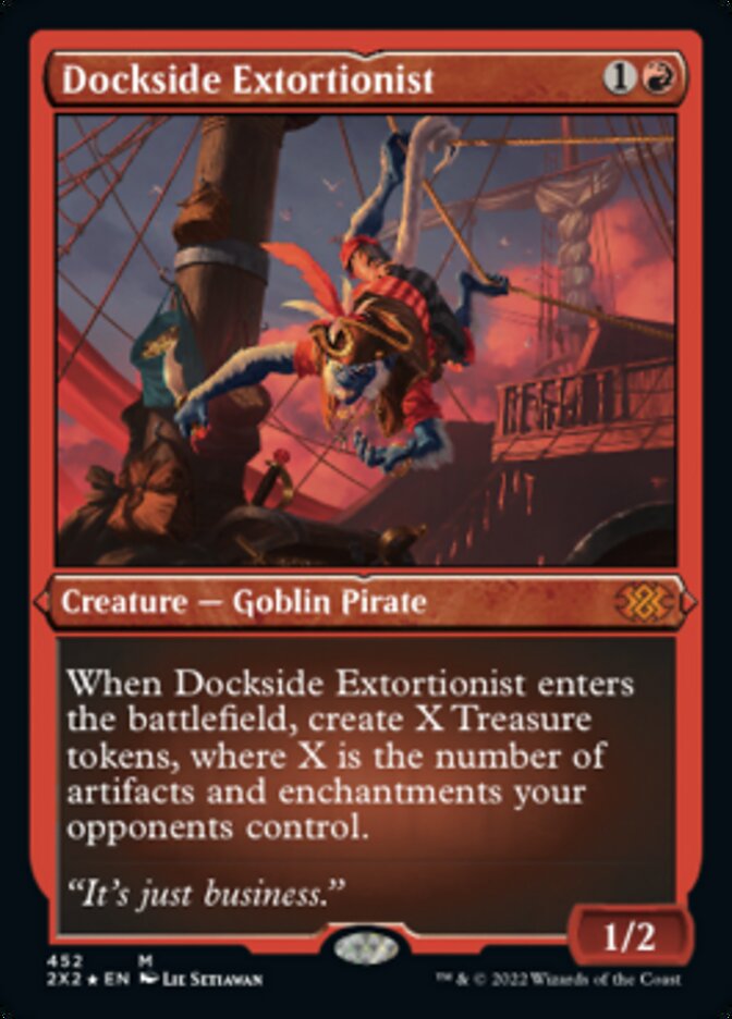 Dockside Extortionist (Foil Etched) [Double Masters 2022] | Anubis Games and Hobby