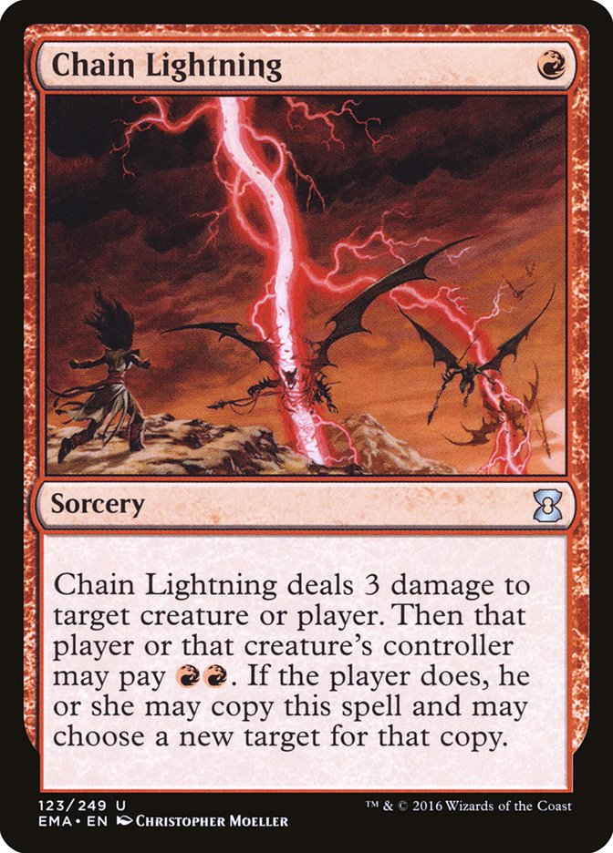 Chain Lightning [Eternal Masters] | Anubis Games and Hobby