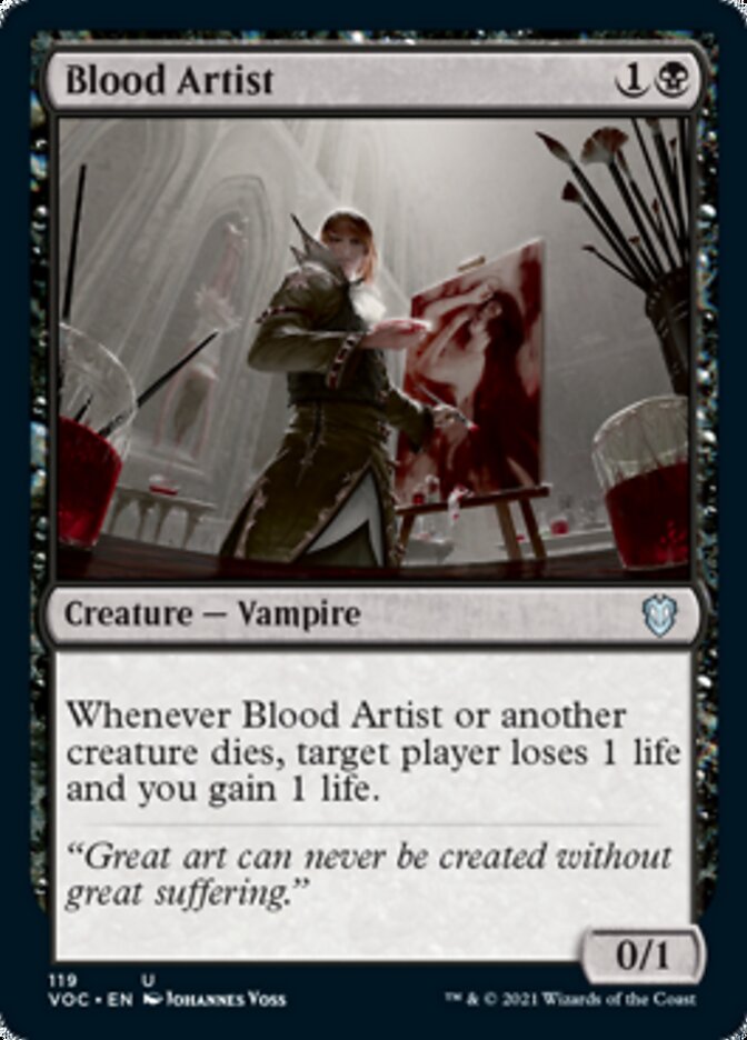 Blood Artist [Innistrad: Crimson Vow Commander] | Anubis Games and Hobby