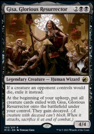 Gisa, Glorious Resurrector (Promo Pack) [Innistrad: Midnight Hunt Promos] | Anubis Games and Hobby