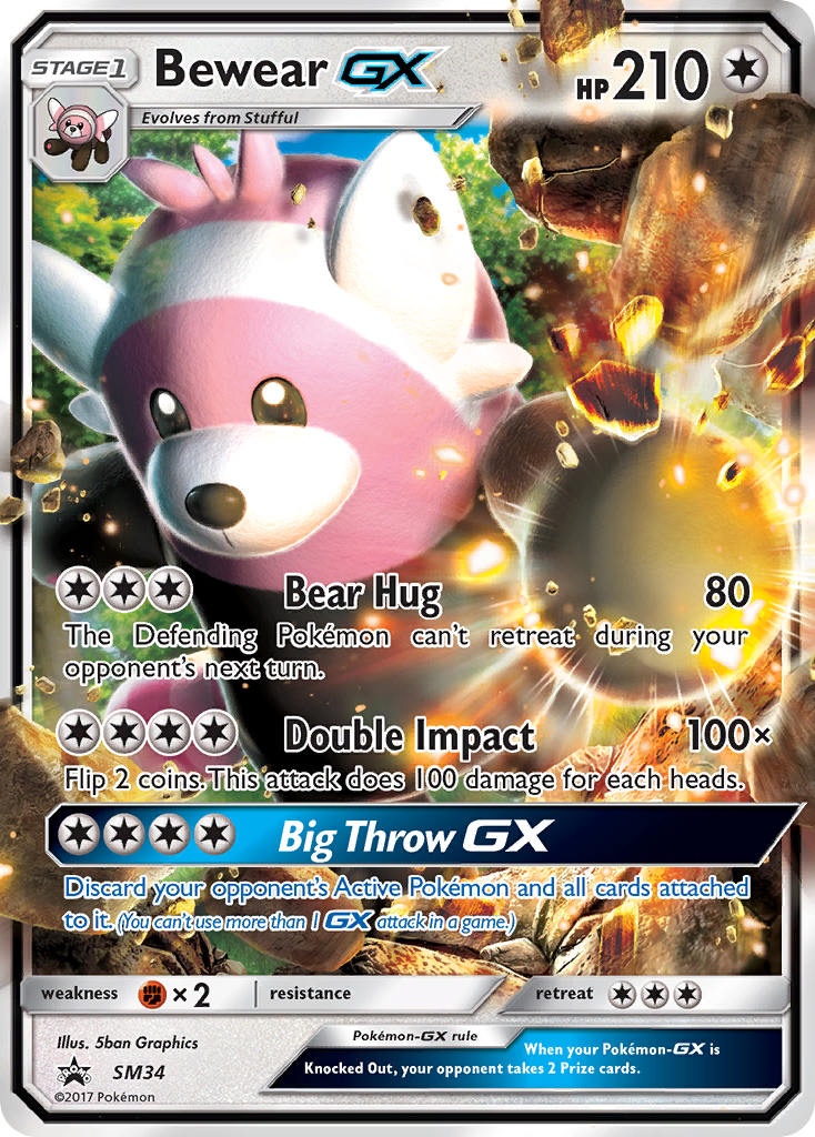 Bewear GX (SM34) [Sun & Moon: Black Star Promos] | Anubis Games and Hobby