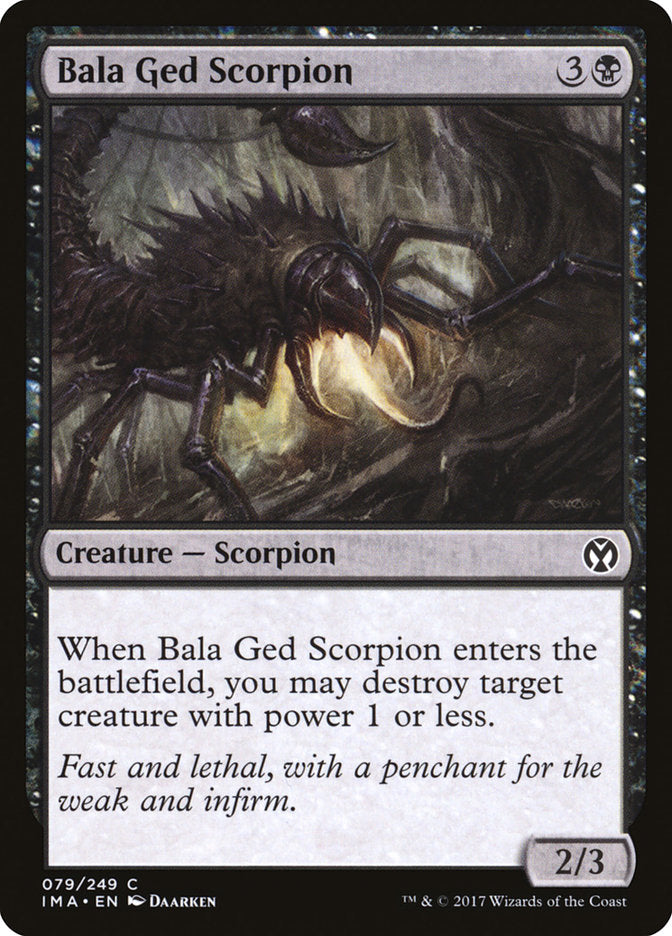 Bala Ged Scorpion [Iconic Masters] | Anubis Games and Hobby