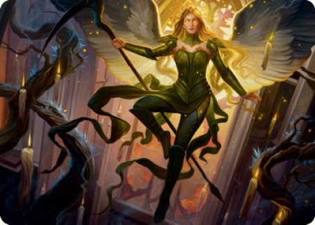 Sigarda, Champion of Light Art Card [Innistrad: Midnight Hunt Art Series] | Anubis Games and Hobby