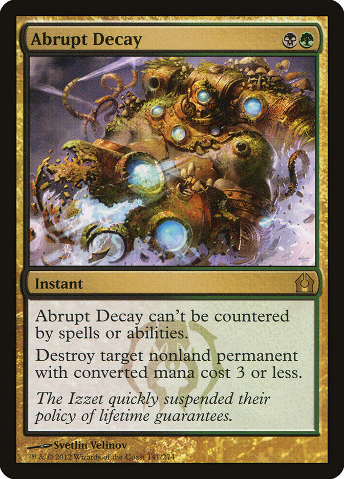 Abrupt Decay [Return to Ravnica] | Anubis Games and Hobby