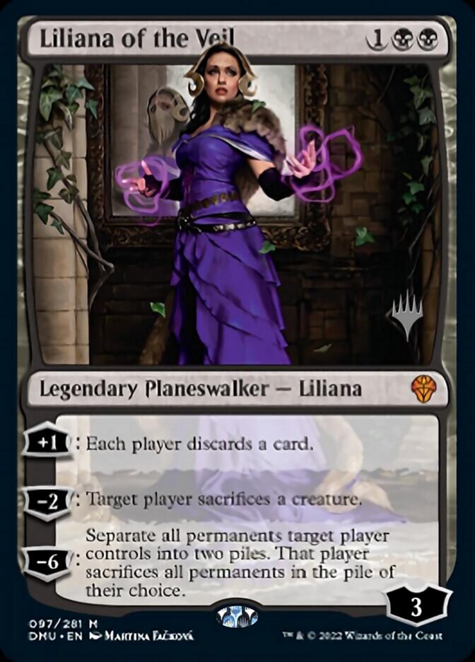 Liliana of the Veil (Promo Pack) [Dominaria United Promos] | Anubis Games and Hobby