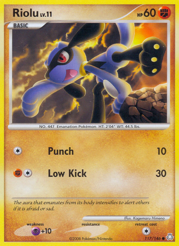 Riolu (117/146) [Diamond & Pearl: Legends Awakened] | Anubis Games and Hobby