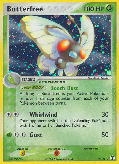 Butterfree (2/112) [EX: FireRed & LeafGreen] | Anubis Games and Hobby