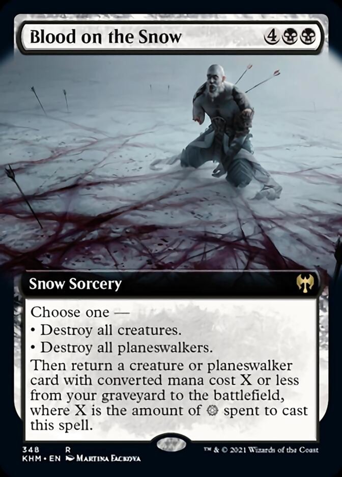 Blood on the Snow (Extended Art) [Kaldheim] | Anubis Games and Hobby