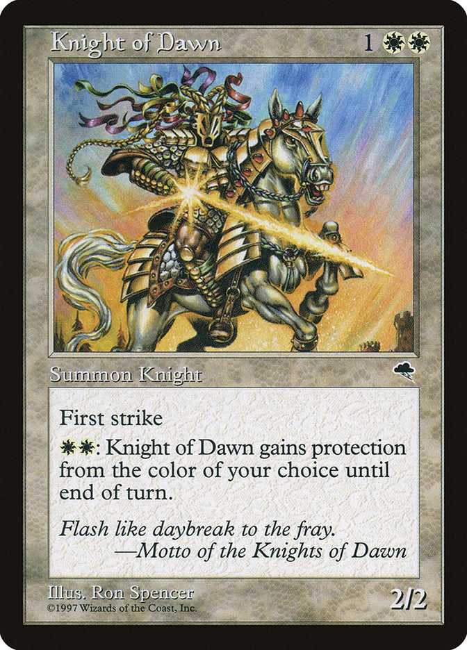 Knight of Dawn [Tempest] | Anubis Games and Hobby