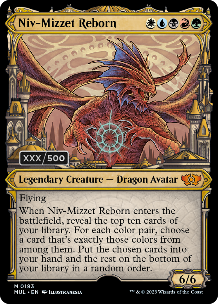 Niv-Mizzet Reborn (Serialized) [Multiverse Legends] | Anubis Games and Hobby