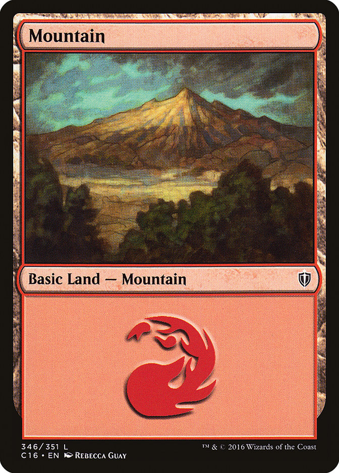 Mountain (346) [Commander 2016] | Anubis Games and Hobby