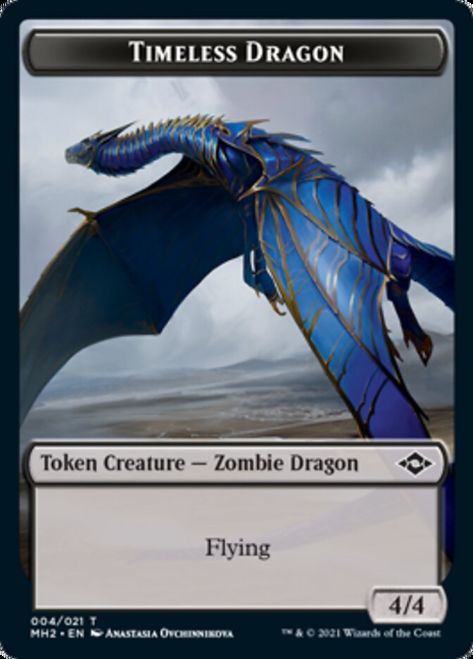 Timeless Dragon Token [Modern Horizons 2 Tokens] | Anubis Games and Hobby