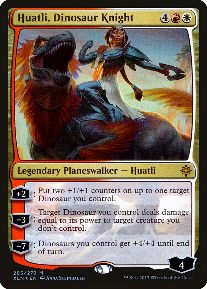 Huatli, Dinosaur Knight [Ixalan] | Anubis Games and Hobby