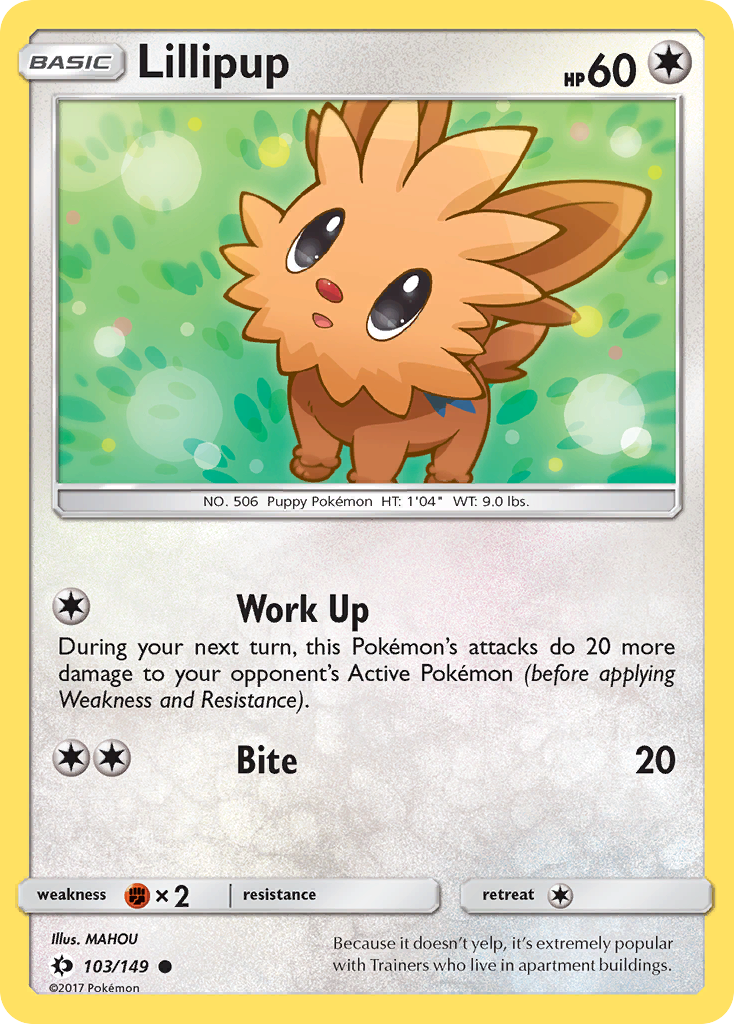 Lillipup (103/149) [Sun & Moon: Base Set] | Anubis Games and Hobby